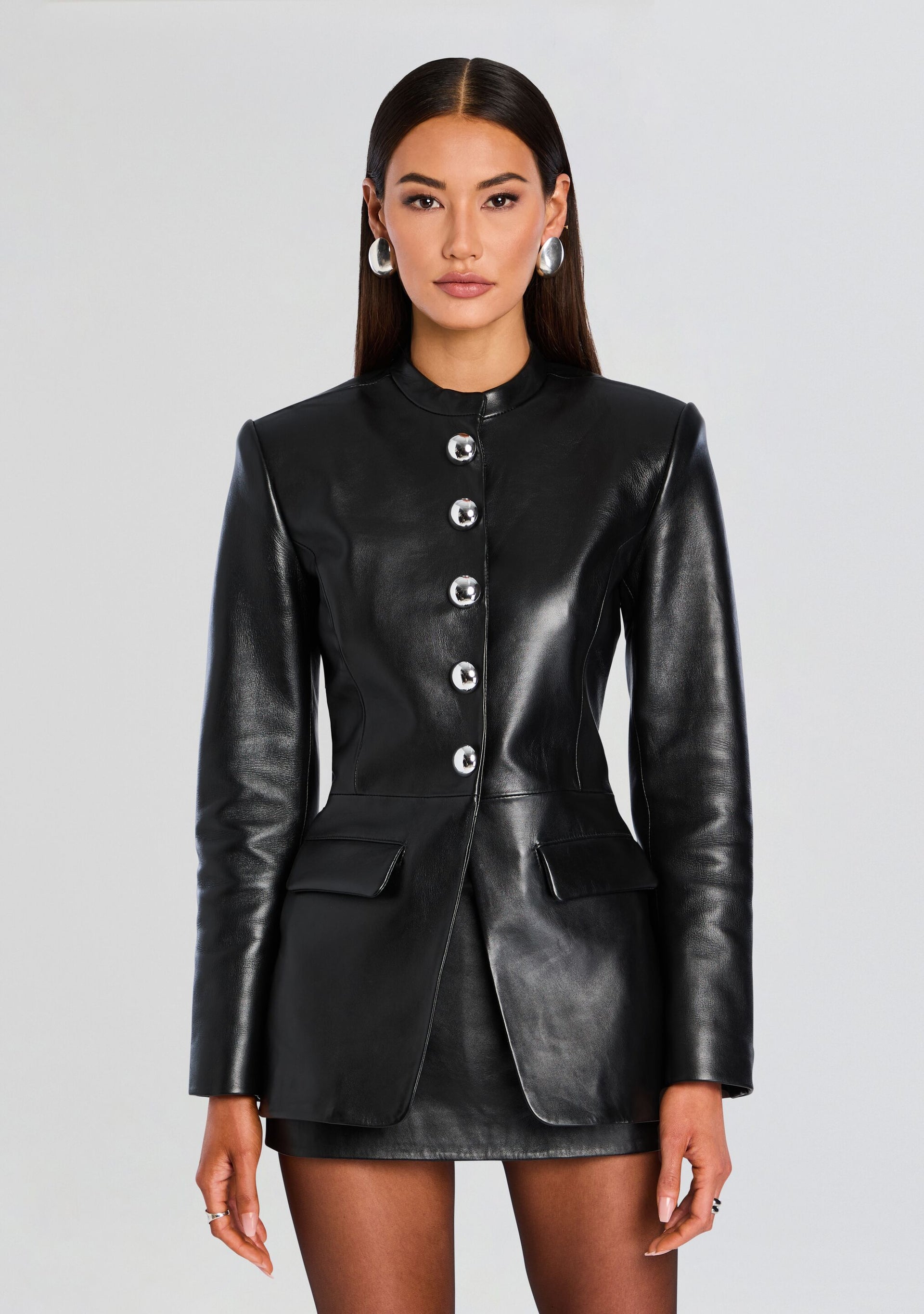 retrofte Women's Callandra Leather Jacket - Black - Leather Jackets