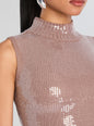 Dove Sequin Knit Dress
