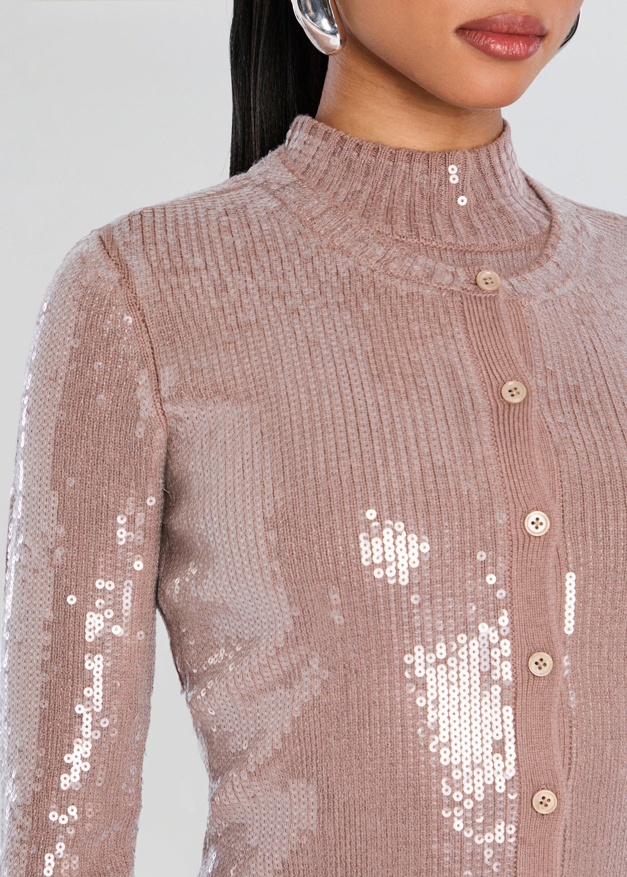 Annamarie Sequin Knit Cardigan – Retrofete