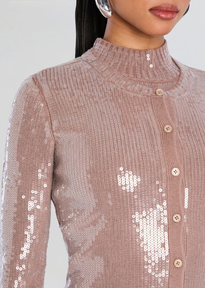 Annamarie Sequin Knit Cardigan