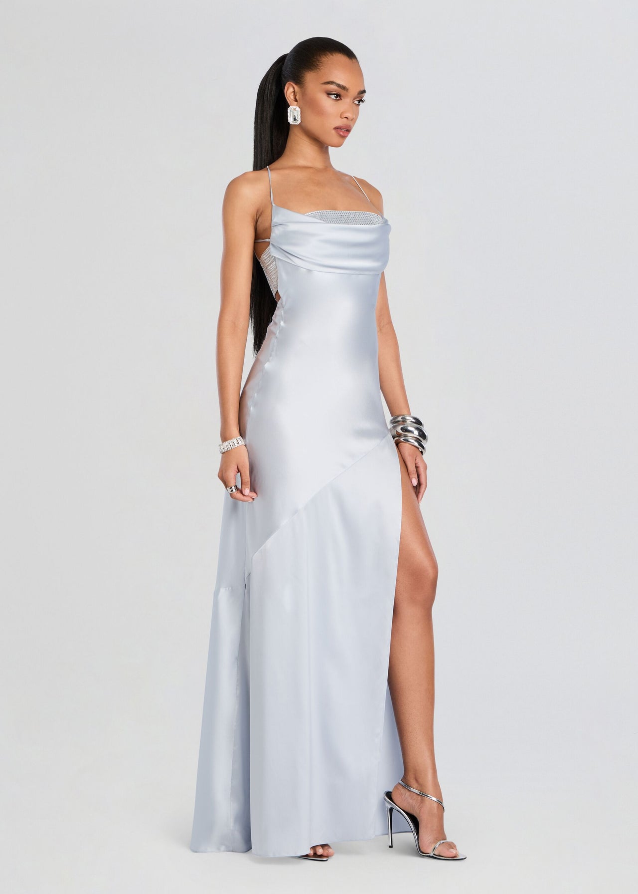 Emery Embellished Silk Dress – Retrofete