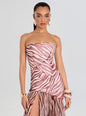 Nicole Silk Chiffon Dress