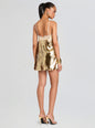 Olive Sequin Lace Dress