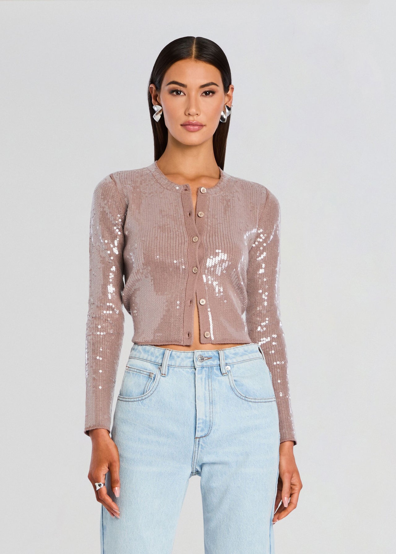 Annamarie Sequin Knit Cardigan – Retrofete
