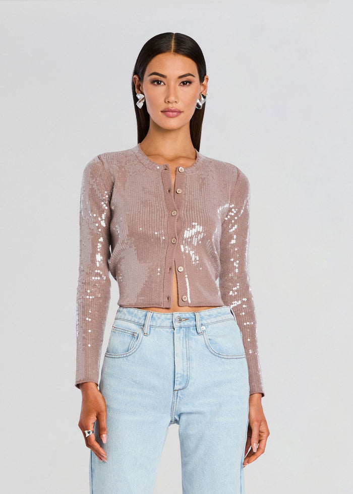 Annamarie Sequin Knit Cardigan