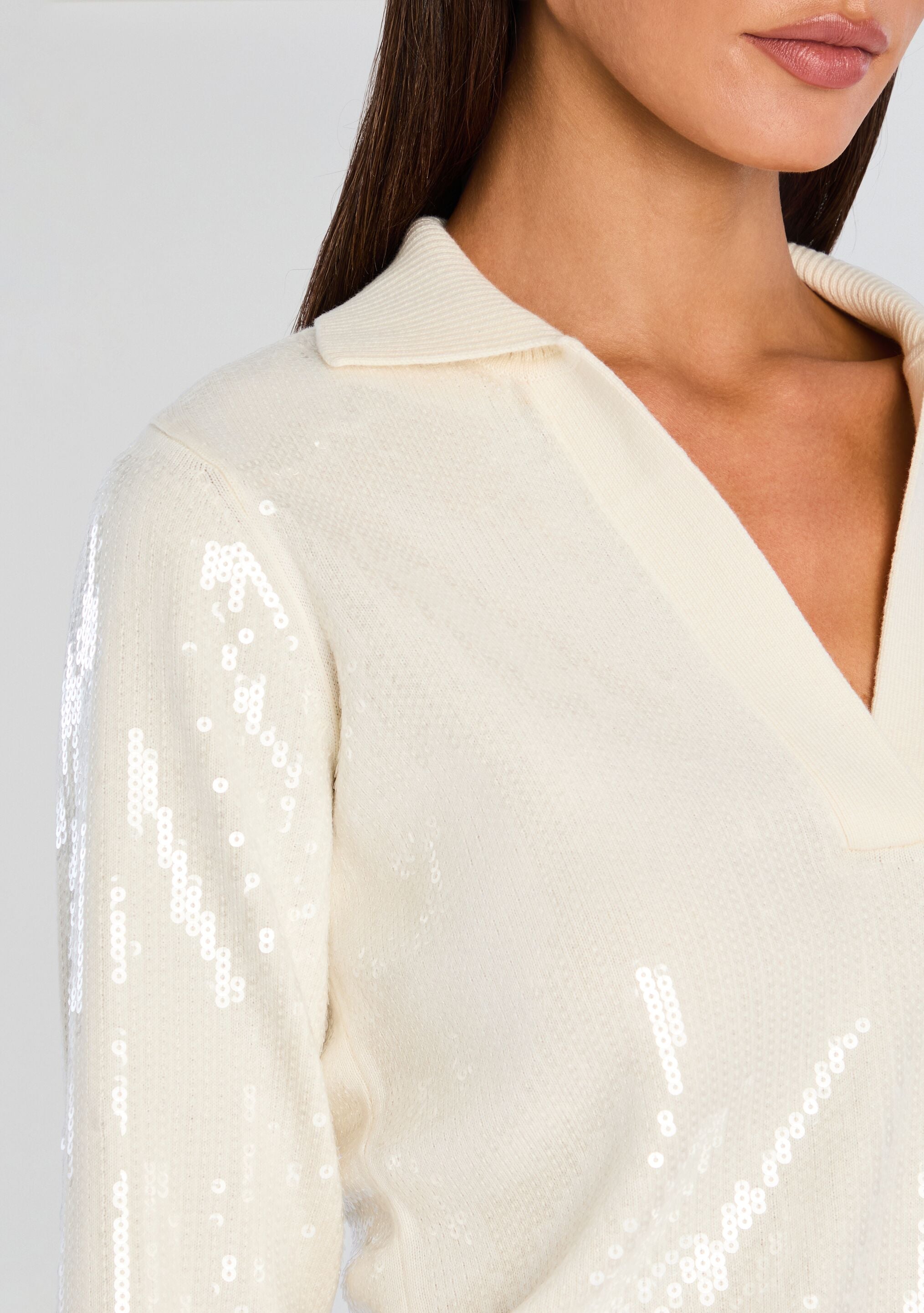 Shaelynn Sequin Knit Shirt – Retrofete