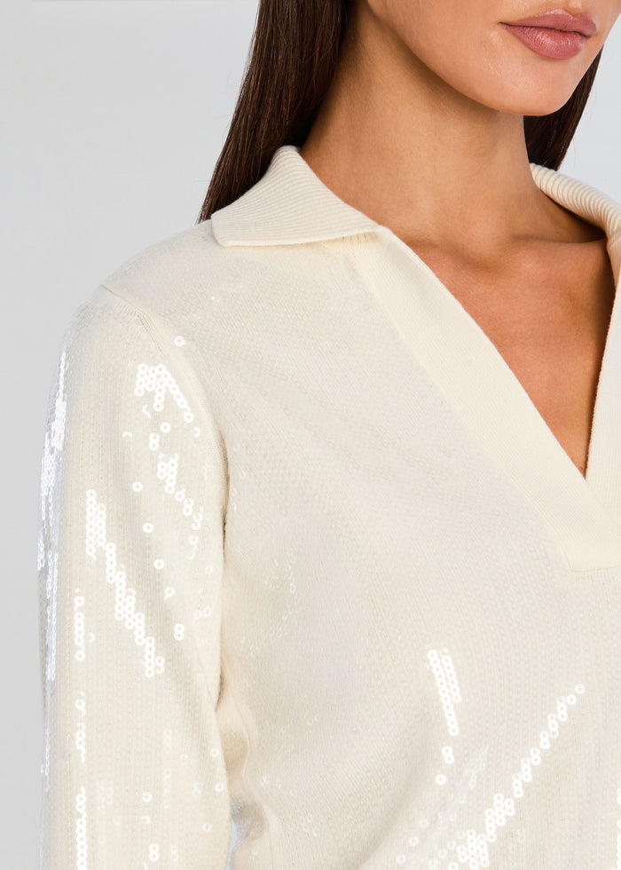 Shaelynn Sequin Knit Shirt