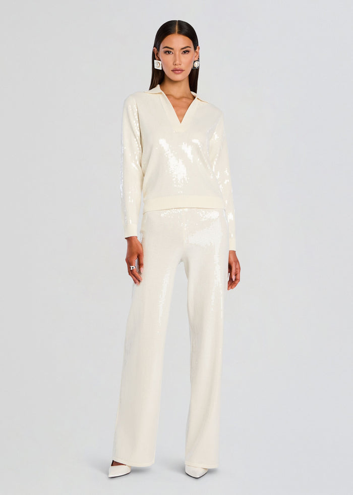 Shaelynn Sequin Knit Shirt