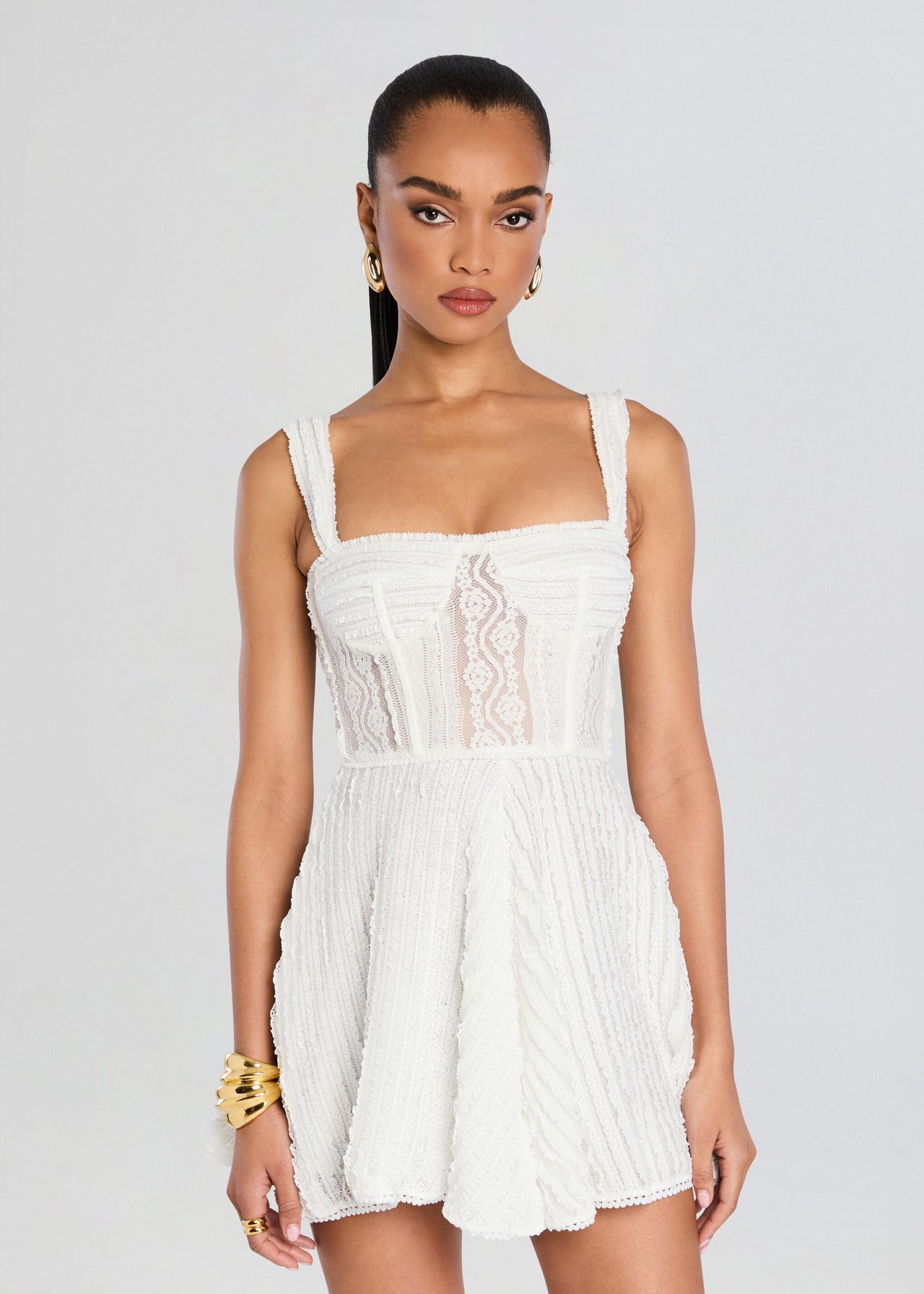 pink chiffon mini dress Willow Chiffon Mini Dress