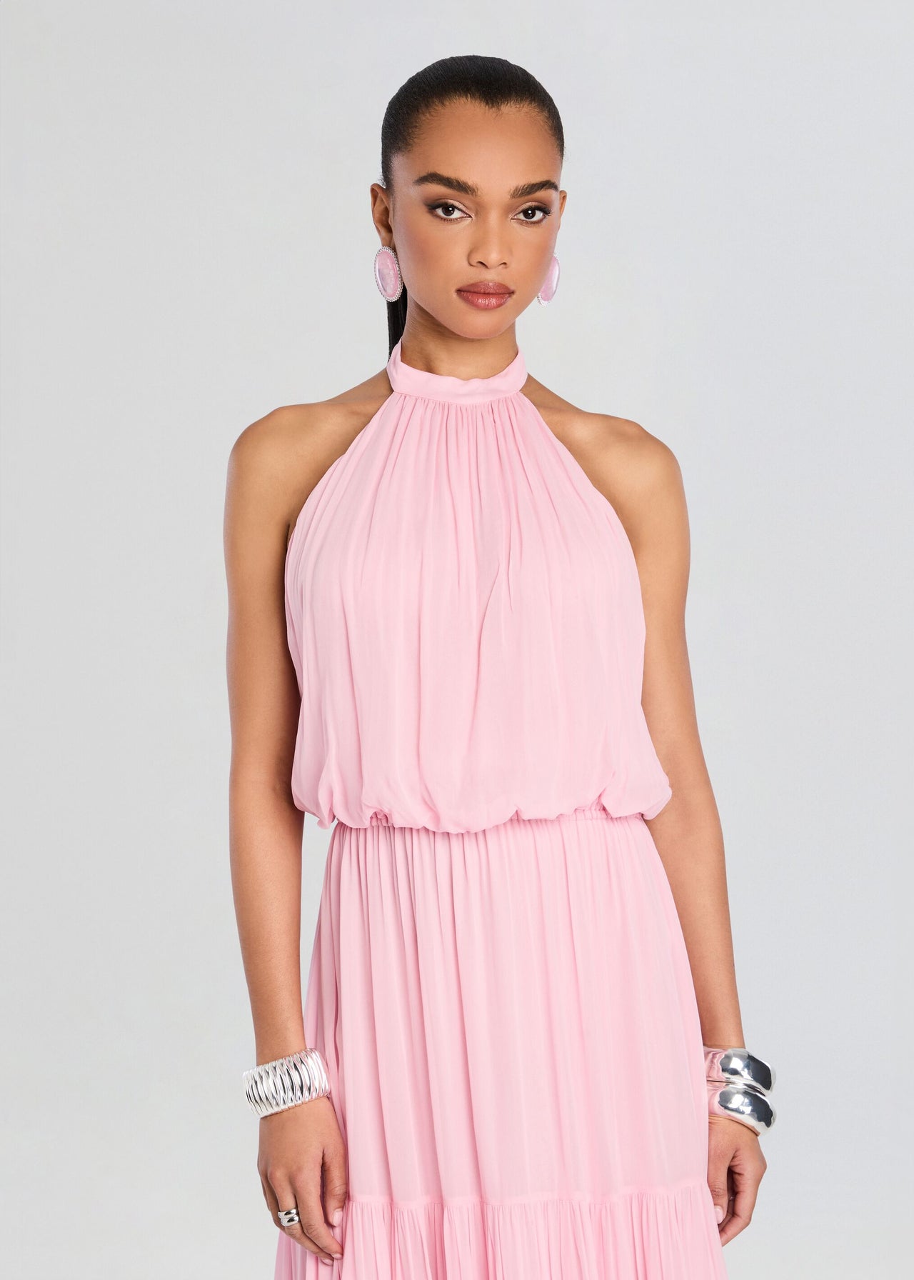 froo style steph dress light pink Stephanie Dress – Retrofete