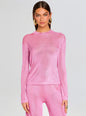 Hana Metallic Knit Top thumbnail media 1 of 5