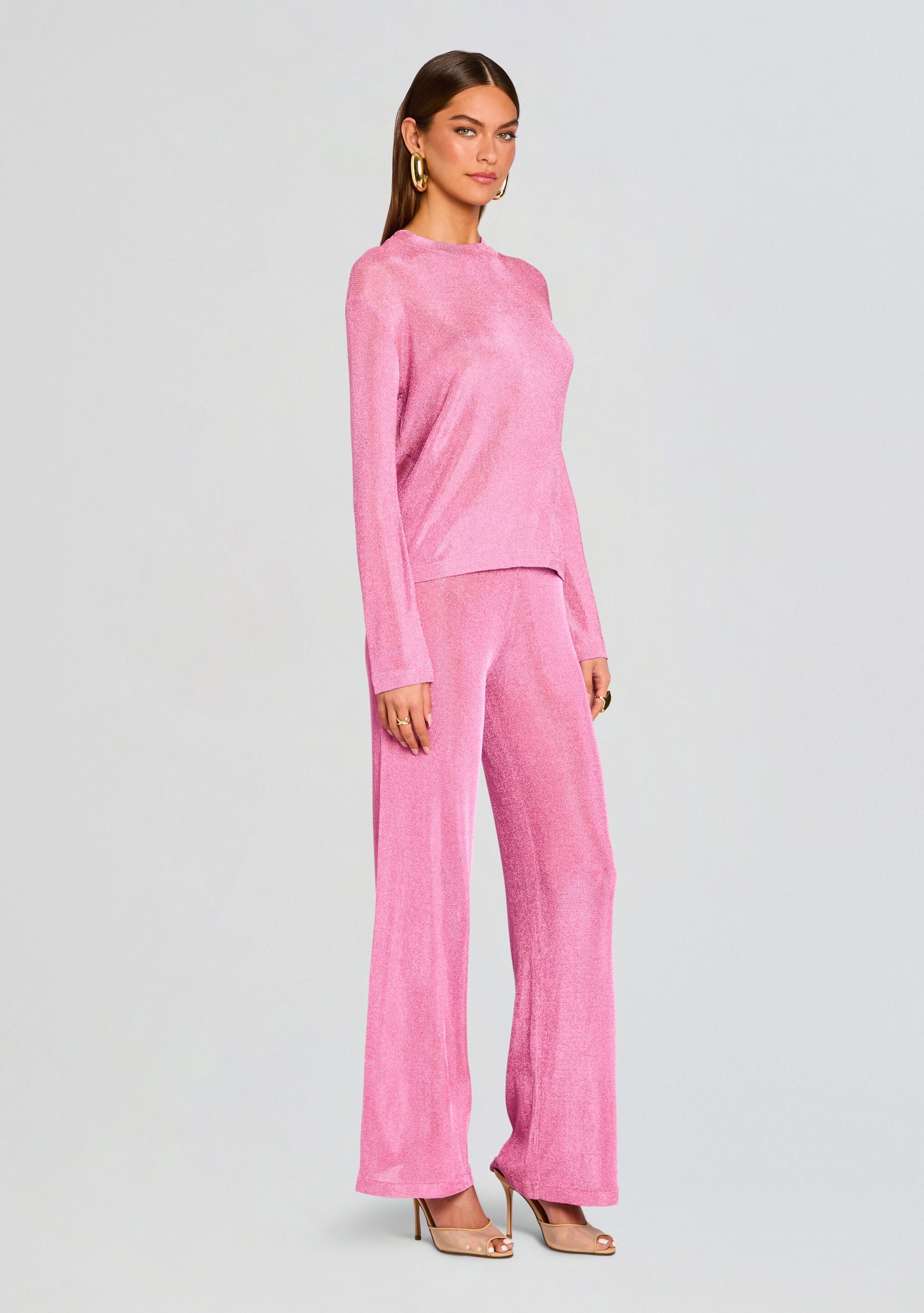 Sheldon Metallic Knit Pant – Retrofete