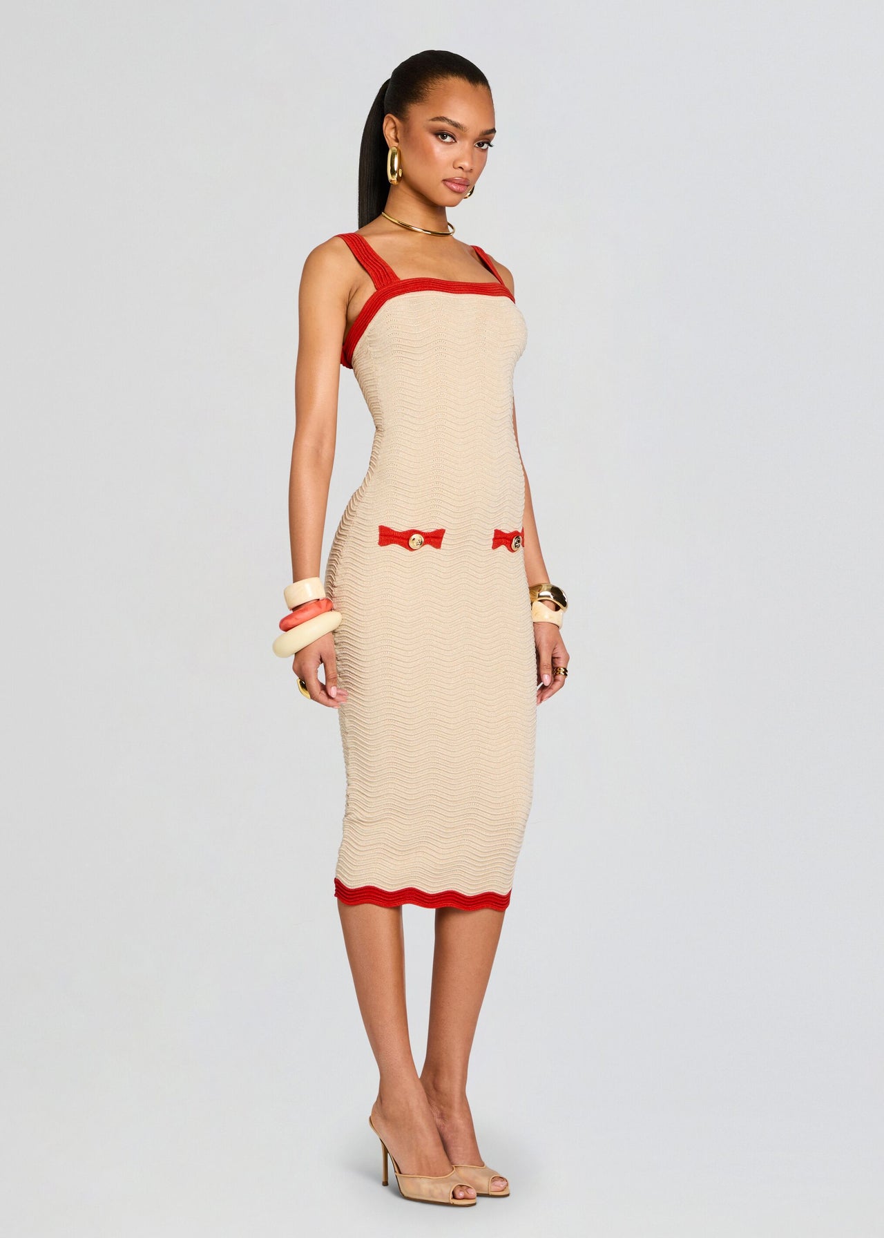 Kins Rib Knit Dress Retrofete Kins Rib Knit Dress Retrofete