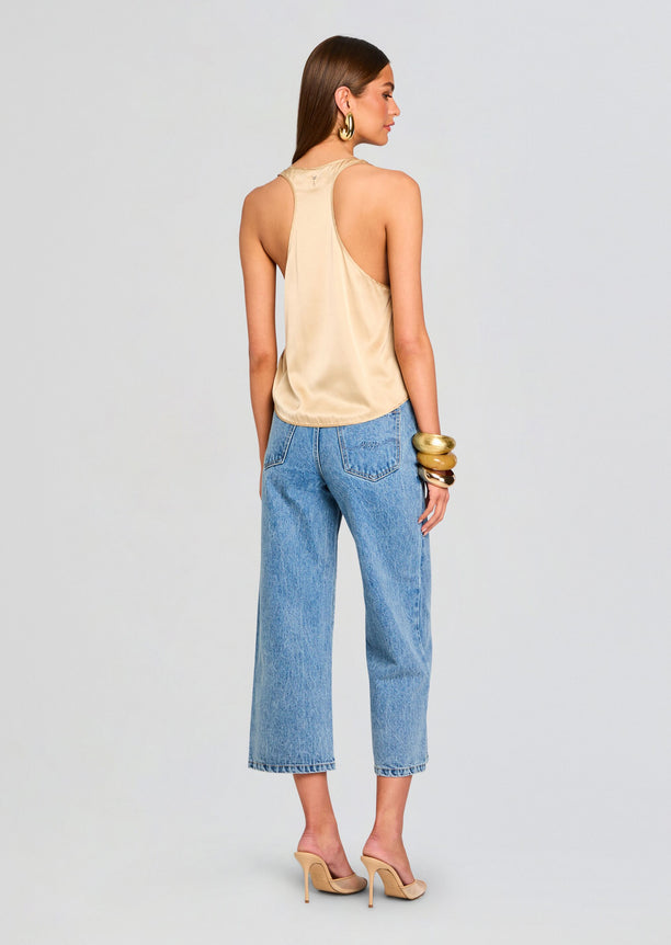 Kirt Wide Leg Cropped Jeans