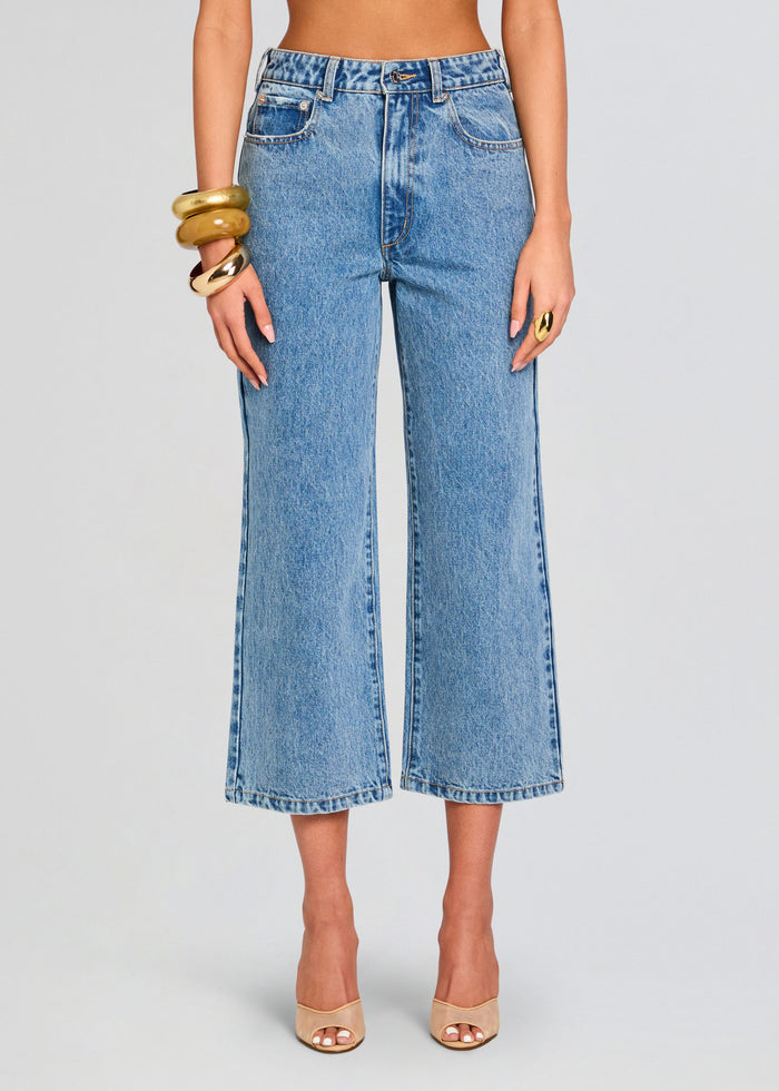 Kirt Wide Leg Cropped Jeans