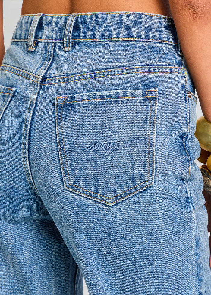 Kirt Wide Leg Cropped Jeans
