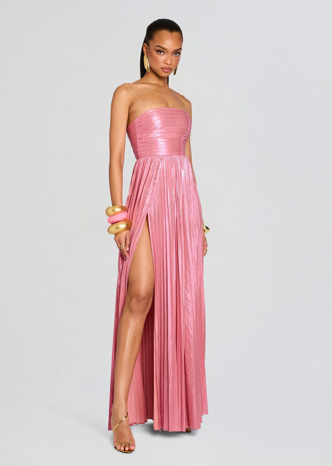 grecian gold sevyn dress retrofete in Rose Fall/Holiday