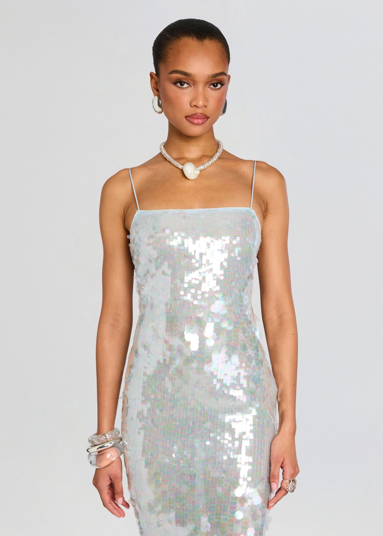 retrofete blue sequin dress Leona Crystal Dress – Retrofete main image 0