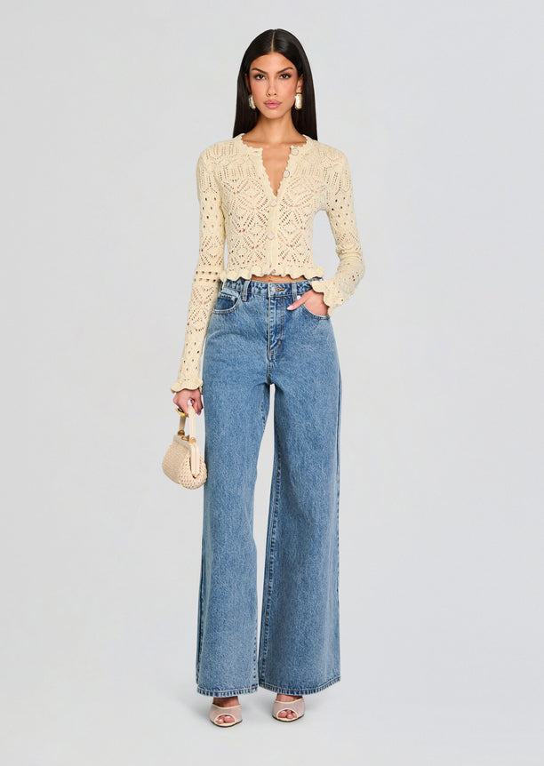 Lena Ultra Wide Leg Jean