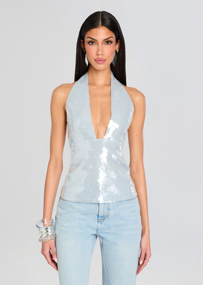 Retrofete Joy Sequin Top
