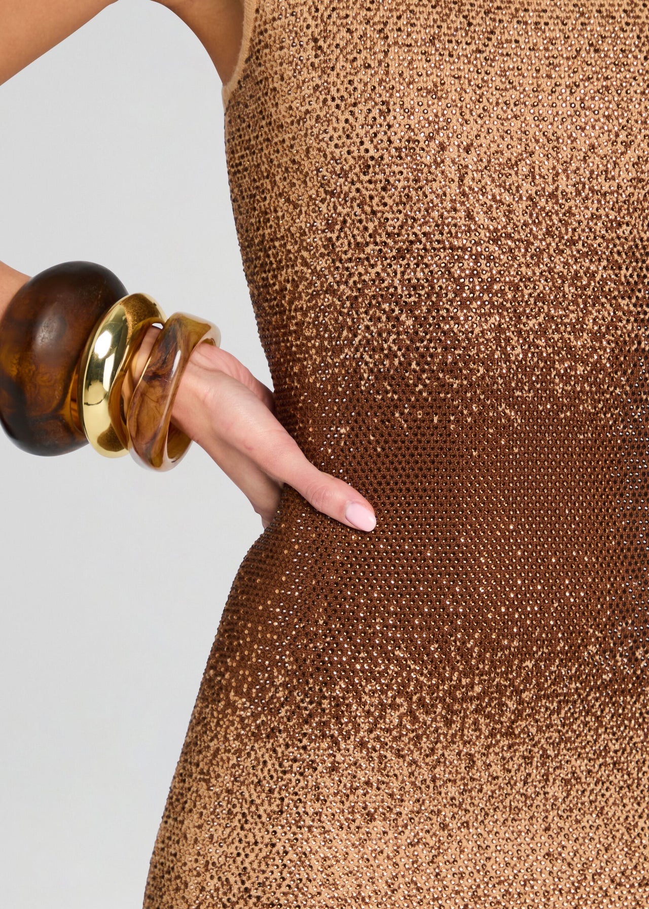 Kenda Embellished Knit Dress – Retrofete