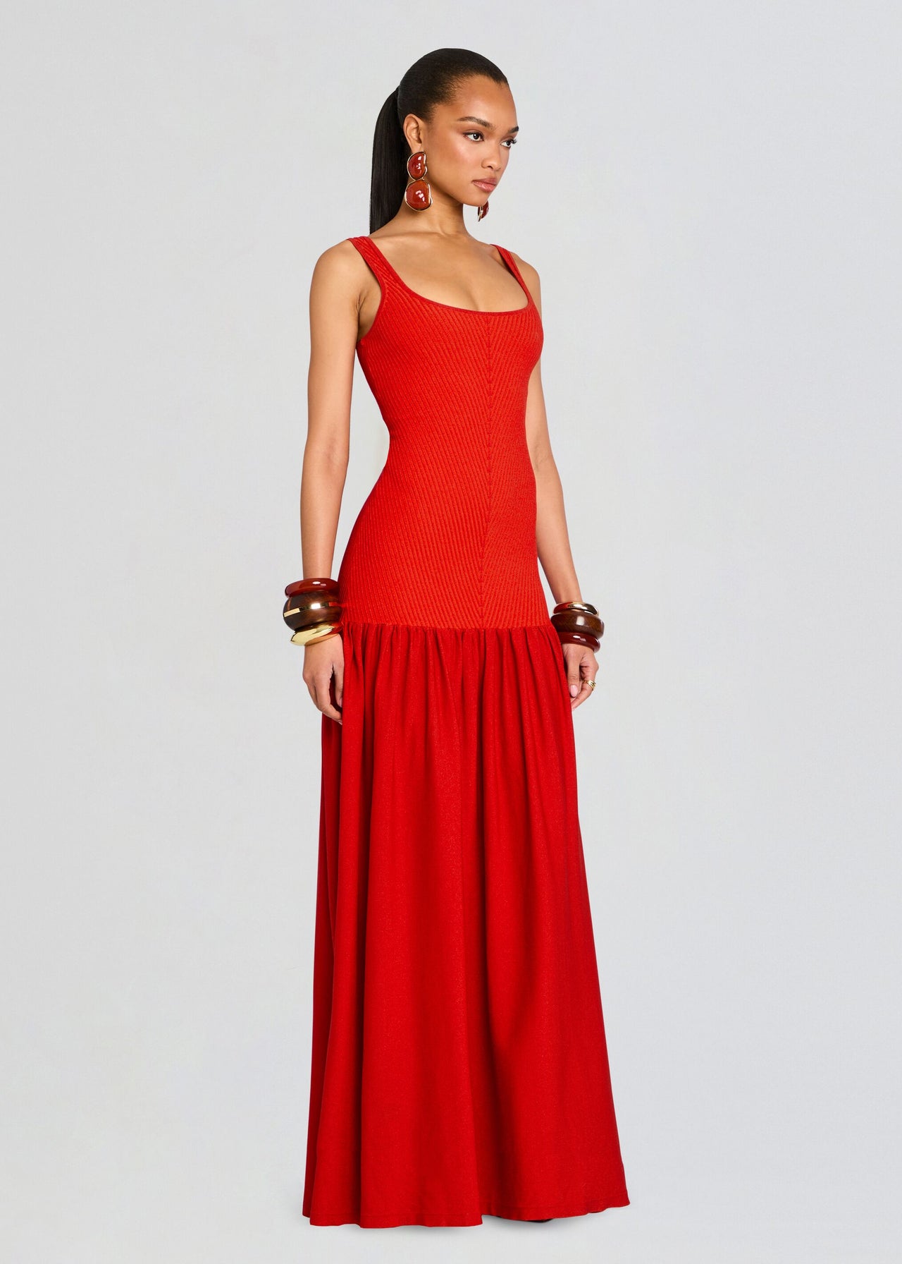 Kennedi Metallic Knit Dress – Retrofete