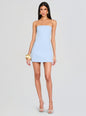 Poppi Heavy Crepe Strapless Mini Dress