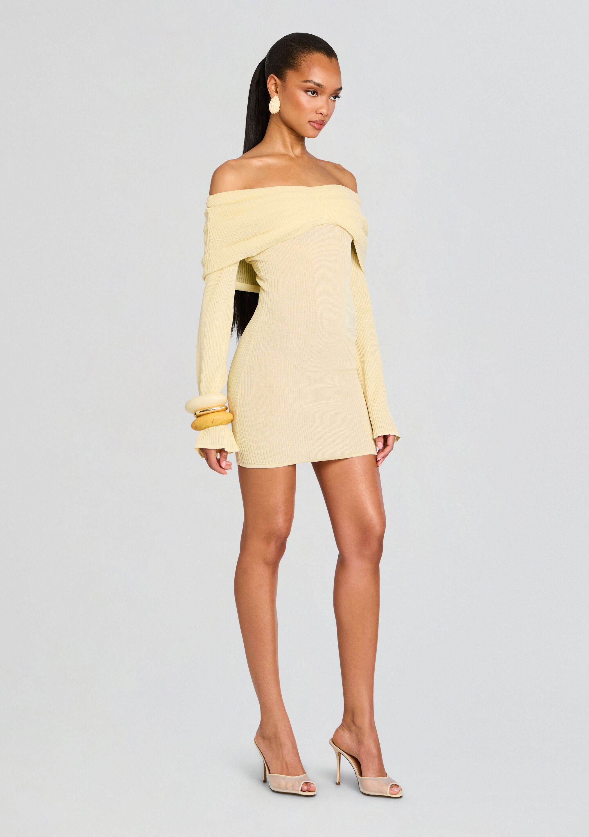 レディース Herlipto Trois Logo Knit Mini Dress