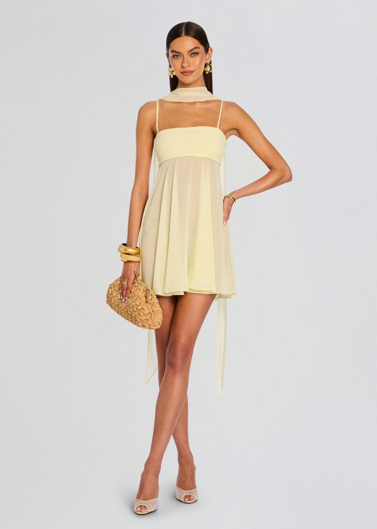 knee length dresses for ladies Sahar Mini Dress – Retrofete