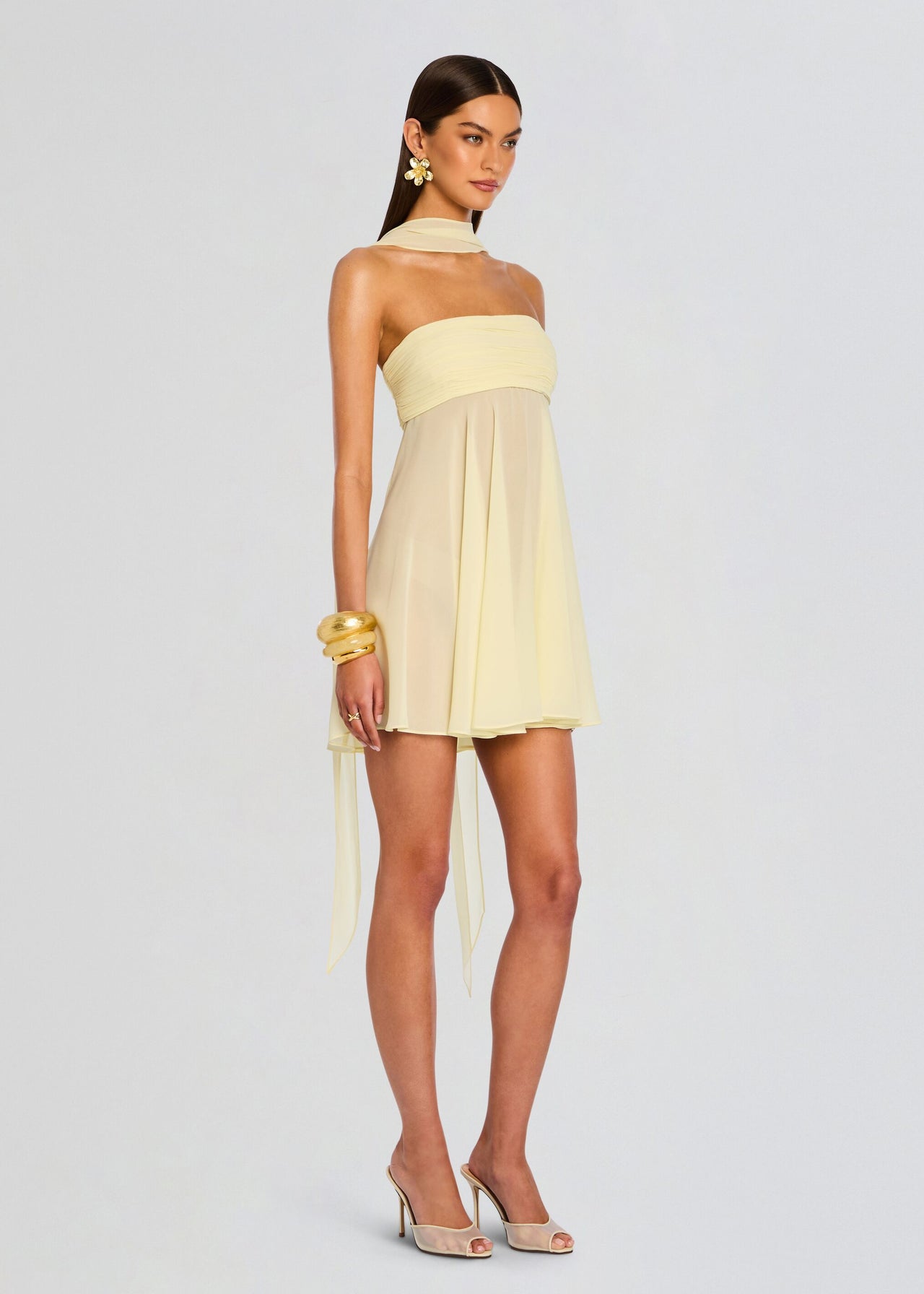 ellery mini dress in musk runaway the label Runaway the Label Ellery Mini in Black – TrenLend