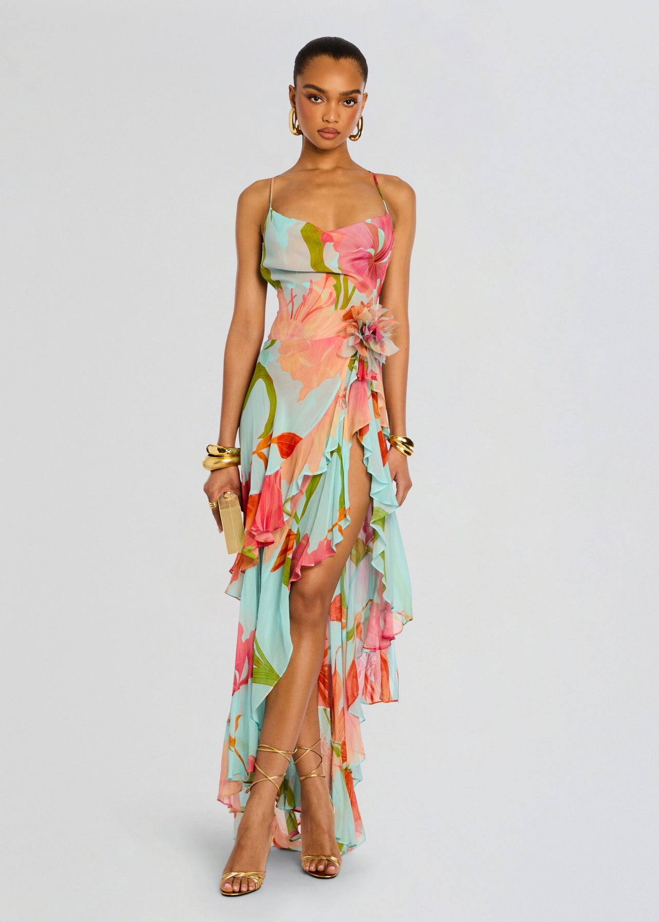 Samara Silk Chiffon Dress Retrofete Samara Silk Chiffon Dress Retrofete