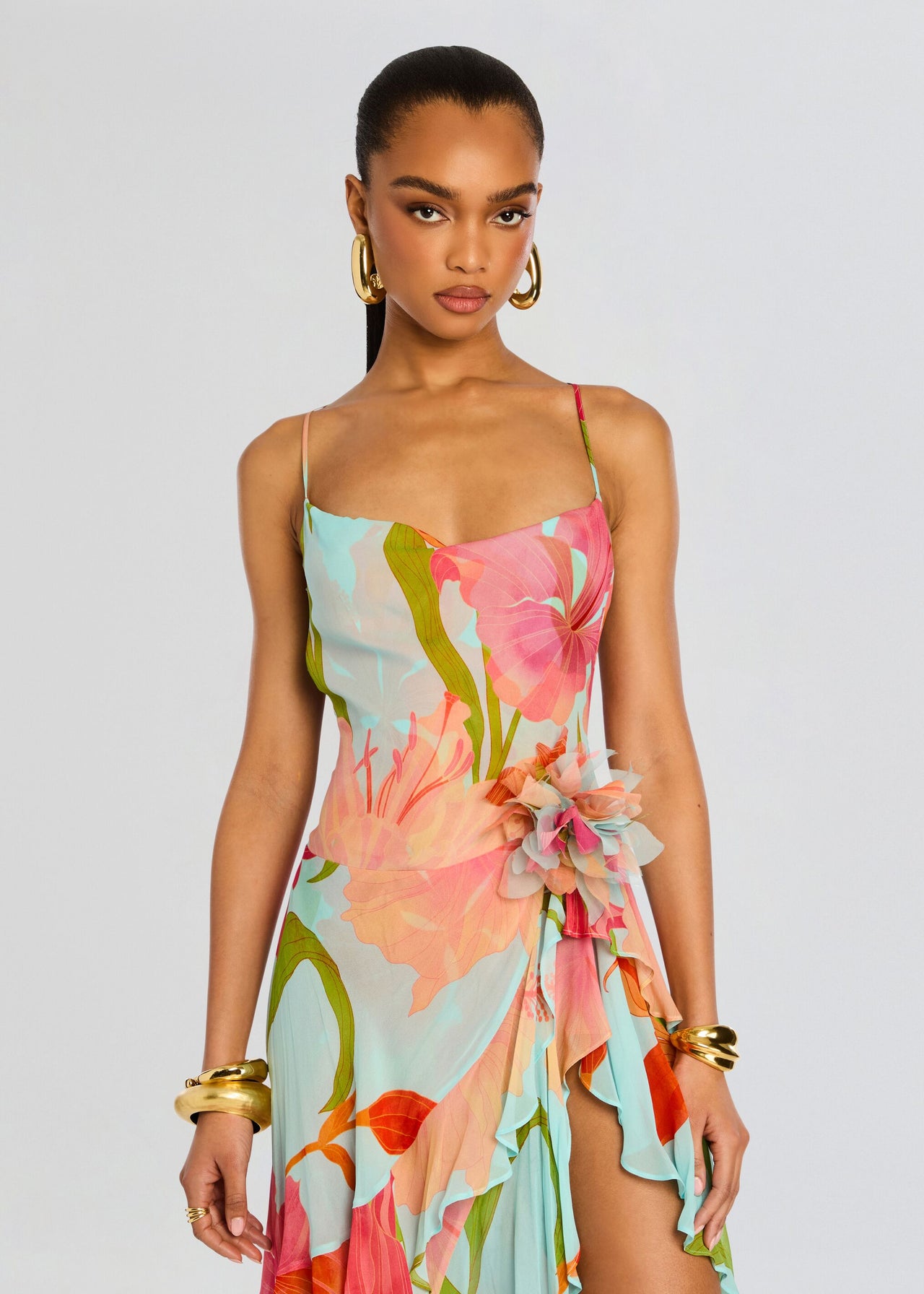Samara Silk Chiffon Dress – Retrofete