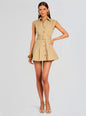 Audley Trench Mini Dress