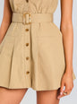Audley Trench Mini Dress