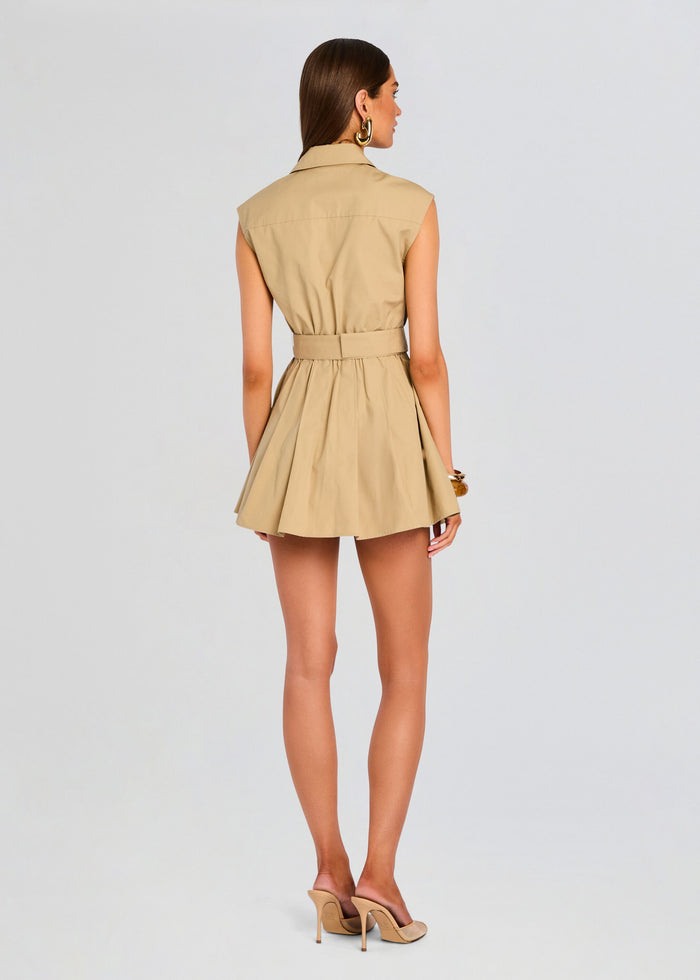 Audley Trench Mini Dress