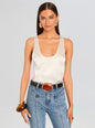 Dagmar High Waist Leather Belt