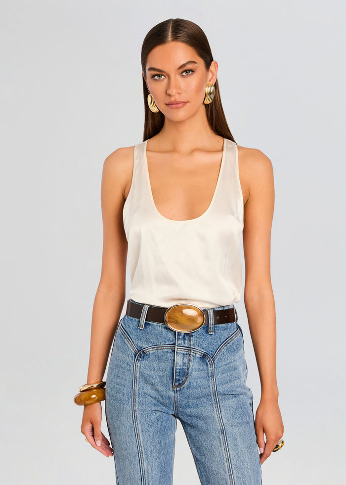 Dagmar High Waist Leather Belt