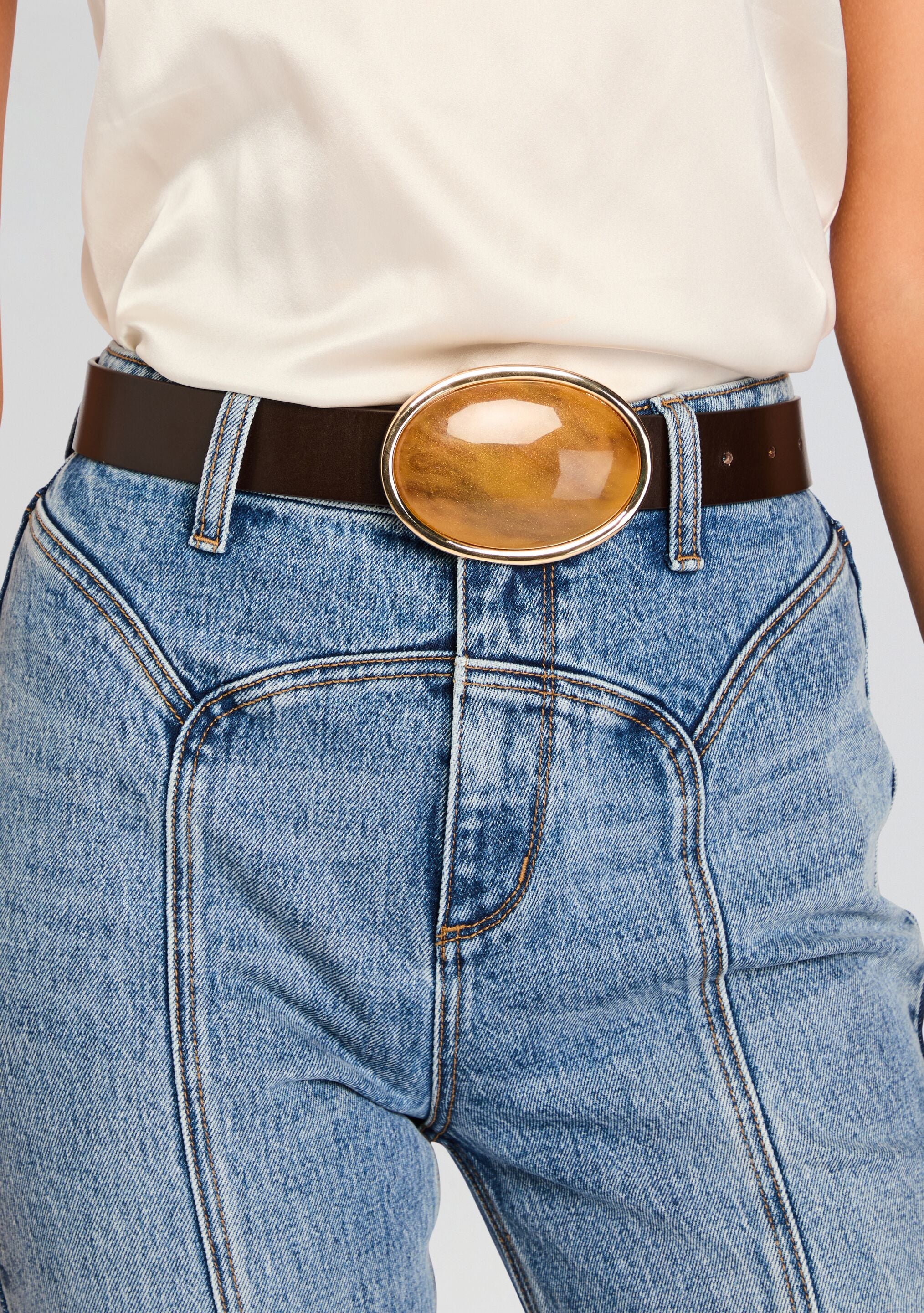 Dagmar High Waist Leather Belt – Retrofete