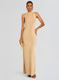 Henne Metallic Knit Maxi Dress
