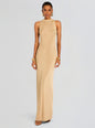 Henne Metallic Knit Maxi Dress