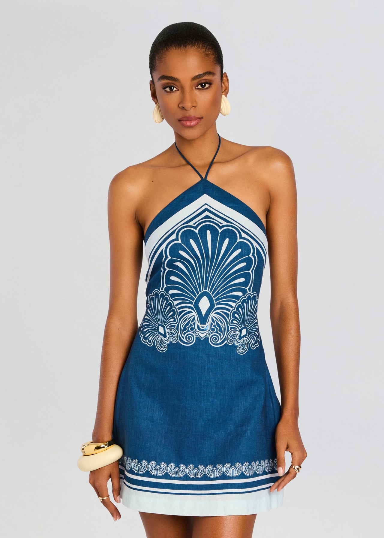 Oliver Linen Mini Dress Retrofete Oliver Linen Mini Dress Retrofete