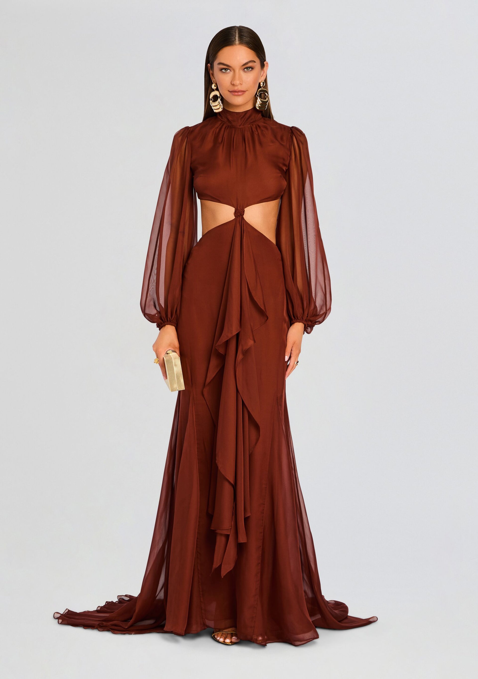 Rosalinda Chiffon Dress – Retrofete