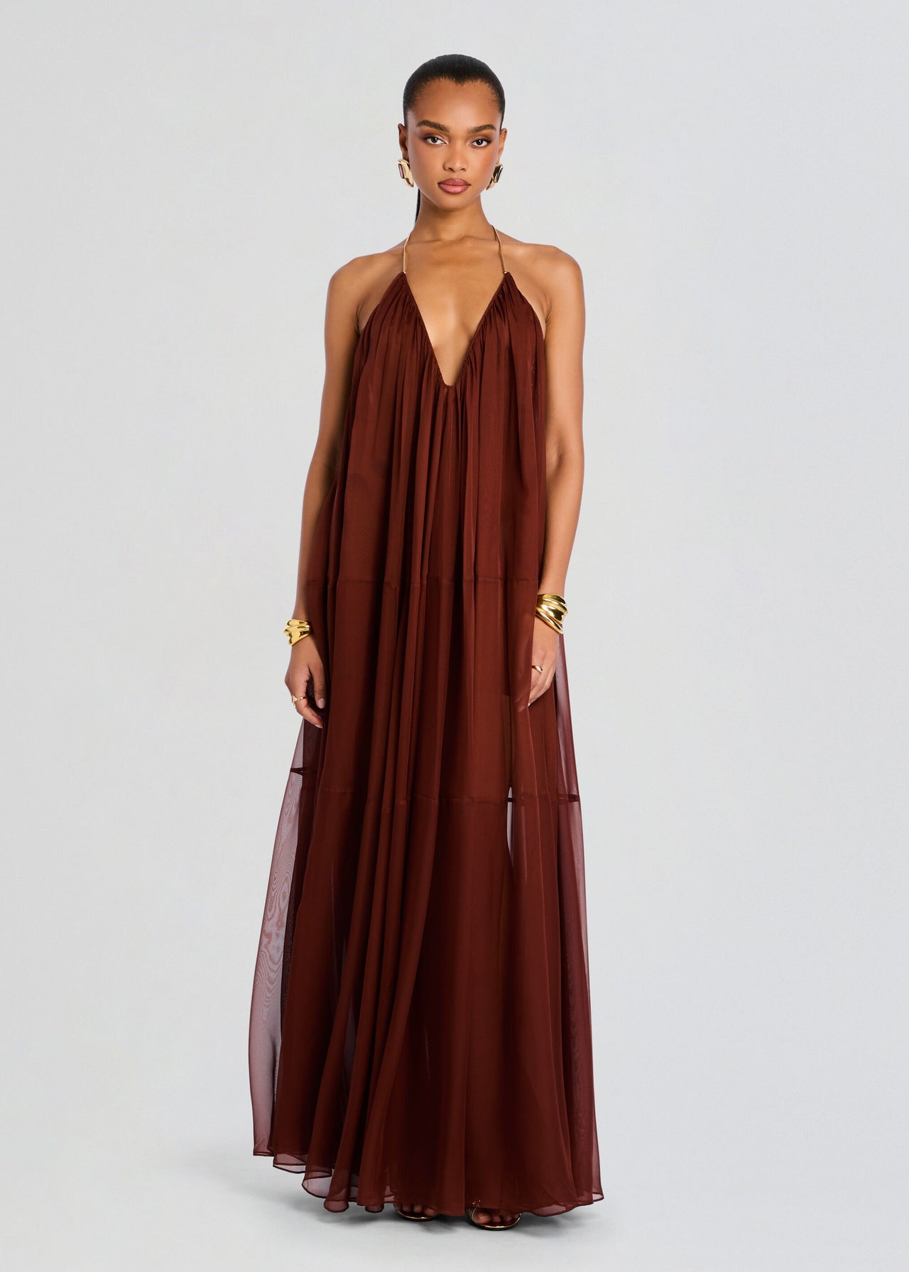 white christmas dresses Skye Chiffon Dress