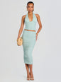 Pia Mesh Midi Skirt