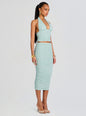 Pia Mesh Midi Skirt
