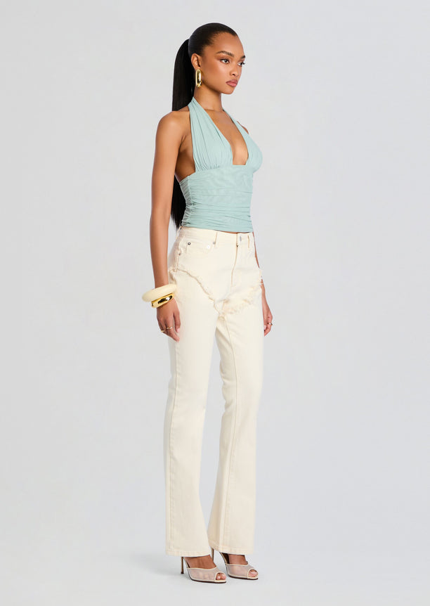 Dahlia Frayed Bootcut Jean