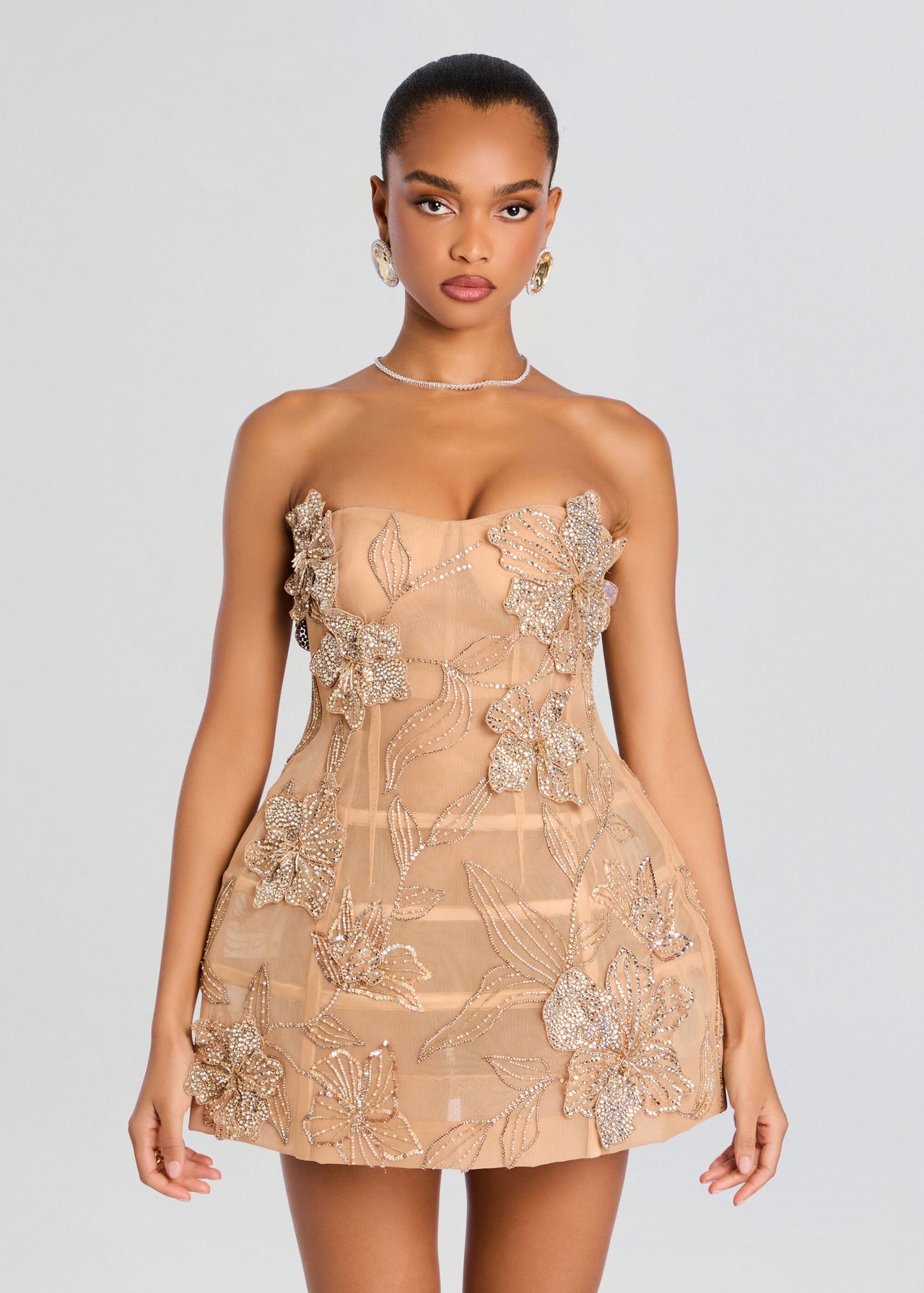 black and gold dresser with mirror Fit-and-Flare Cute Short Glitter Homecoming Dress– PromGirl