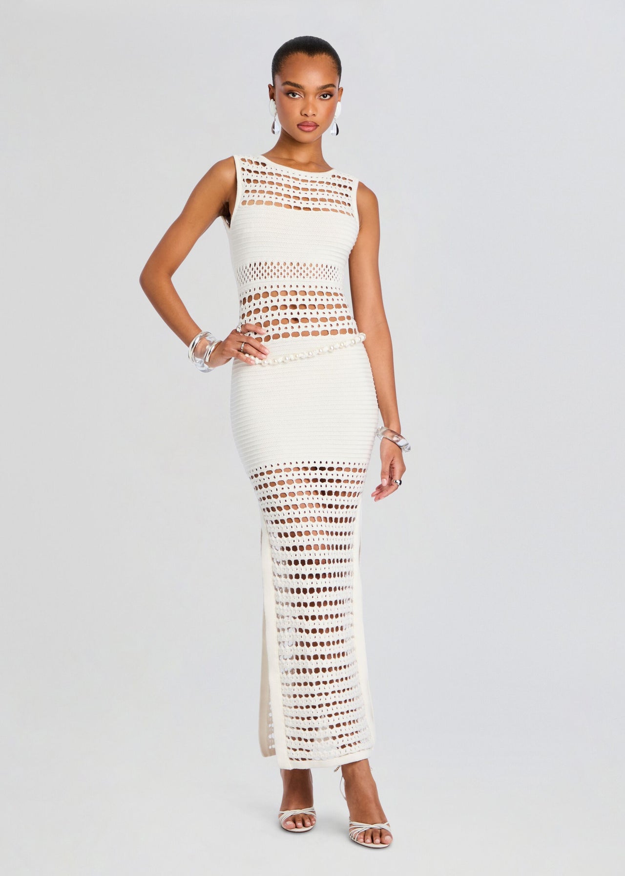 Kylan Knit Crochet Dress – Retrofete