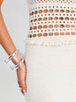 Kylan Knit Crochet Dress thumbnail media 2 of 5