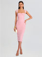 Kylie Mesh Midi Dress